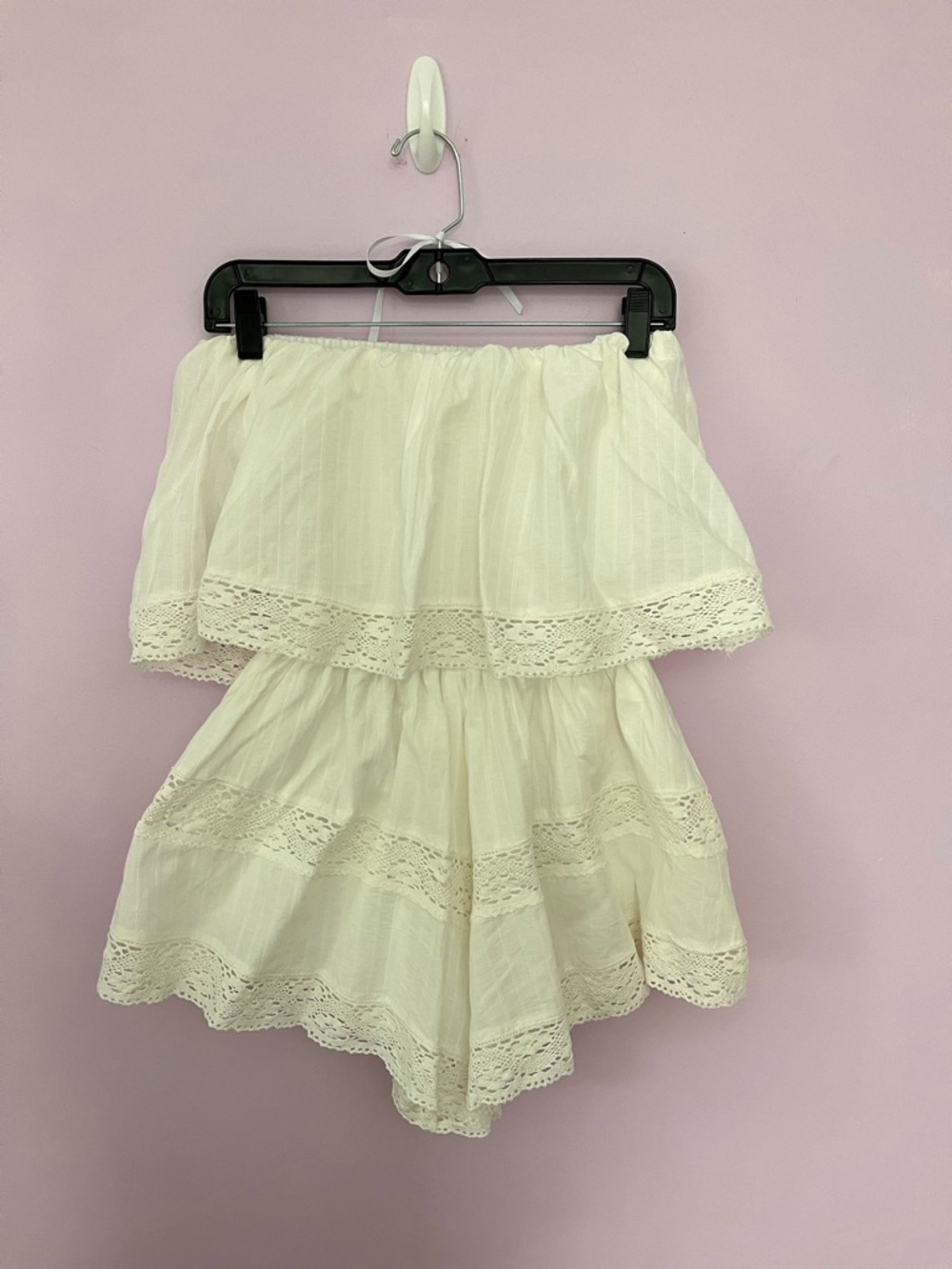 Altar'd State Soft White Romper